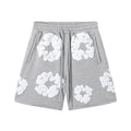 Denim Tears Cotton Wreath Shorts - Grey