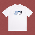 Trapstar Gothic Gradient Logo Tee - White/Blue