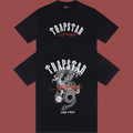Trapstar Dragon & Globe Arch Logo Graphic Tee - Black