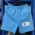 Cole Buxton Bright Blue Deconstructed Star CB Logo Shorts
