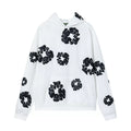 Denim Tears Cotton Wreath Hoodie - White/Black
