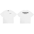 Cole Buxton White Minimalist Chest & Back Logo T-Shirt