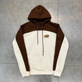 Syna World Graphic Pullover Fleece Hoodie (Brown)
