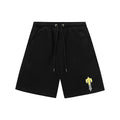 Trapstar Irongate Arch Small T Sweat Shorts - Black/Yellow