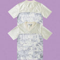 Trapstar V-Neck Camo Soccer Jersey - Off-White/Grey