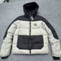 Trapstar Colorblock Hooded PuffereJacket - Khaki/Black