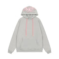 Syna World Hood Graphic Pullover  Fleece Hoodie (Grey)