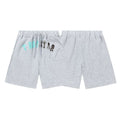 Trapstar Camo Arch Logo Gothic Sweat Shorts - Grey/Teal