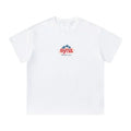 Syna World Vintage Oversized Mountain Graphic Tee (White / Red / Blue)